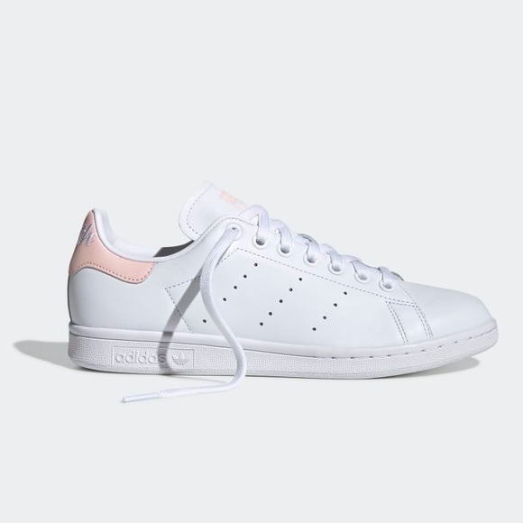 🔥NIB Adidas Stan Smith Tennis Sneakers White/Pink - Picture 3 of 9